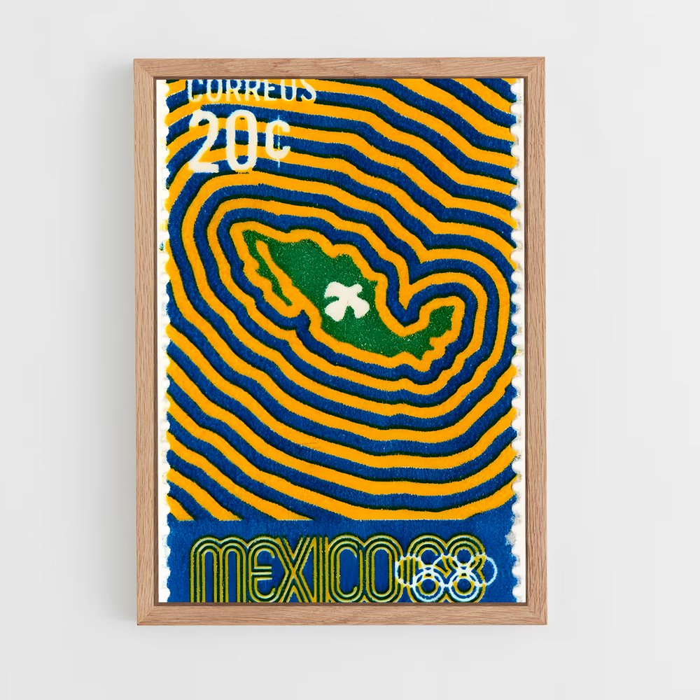 Poster Mexico 68 – affiche Jeux Olympiques (vue 4)